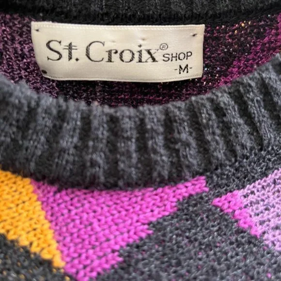 Vintage Croix Abstract Sweater